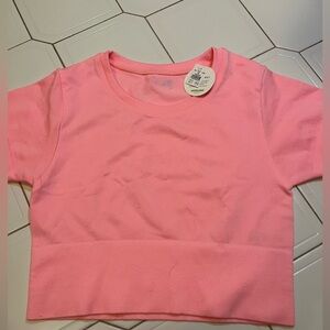 Aerie offline pink crop top